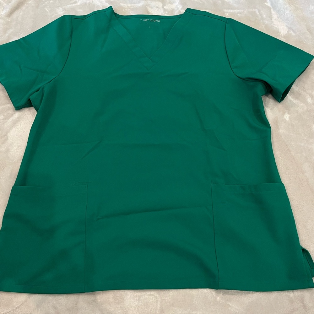 Hunter green Mandala scrub set